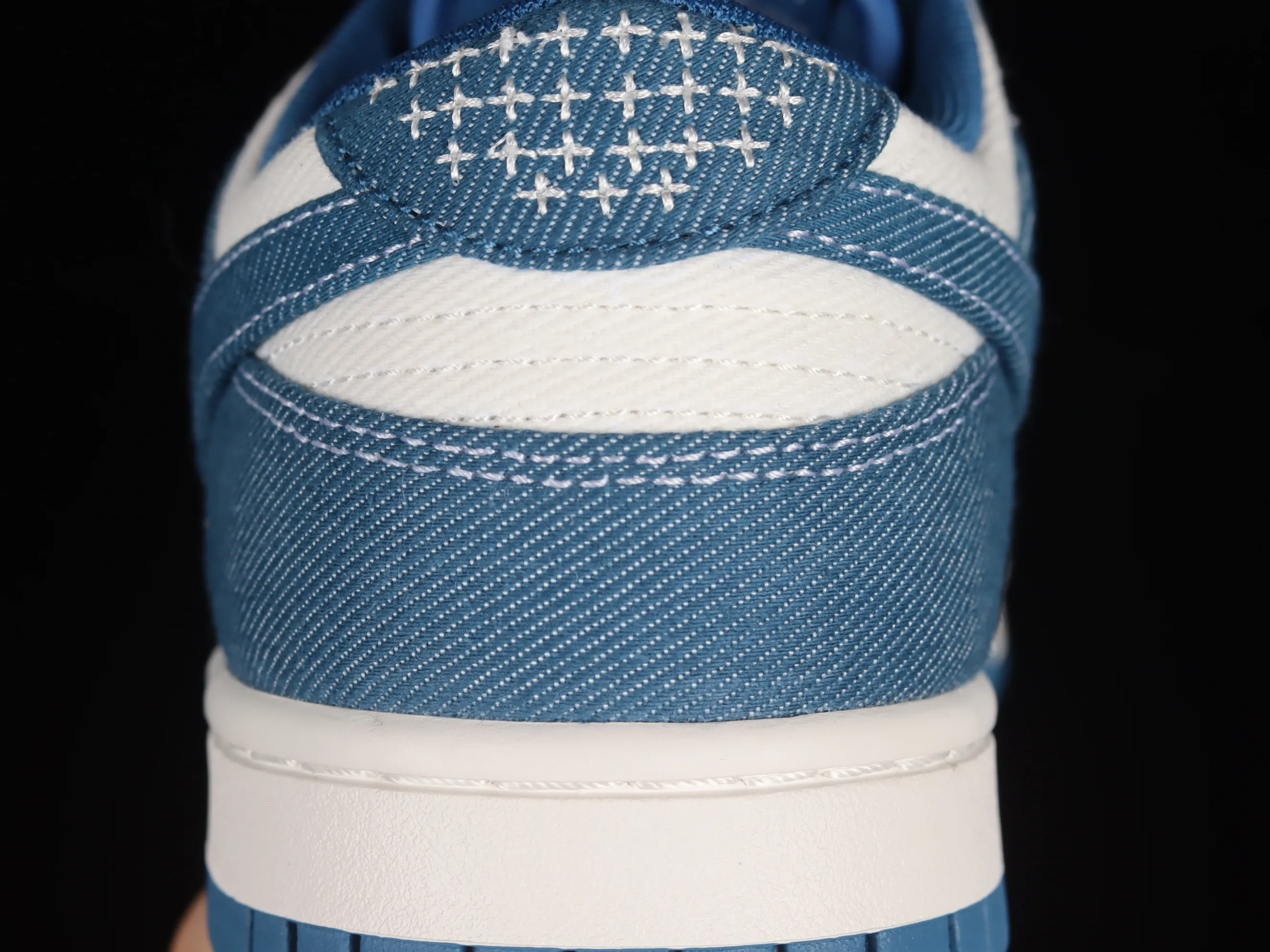 All Categories Nk SB Dunk Series Nk SB Dunk Low Low-top sneakers Cost-effective version Nk Dunk Low "Industrial Blue" Sashiko embroidery theme SB low-top sports and leisure sneakers DV0834-101